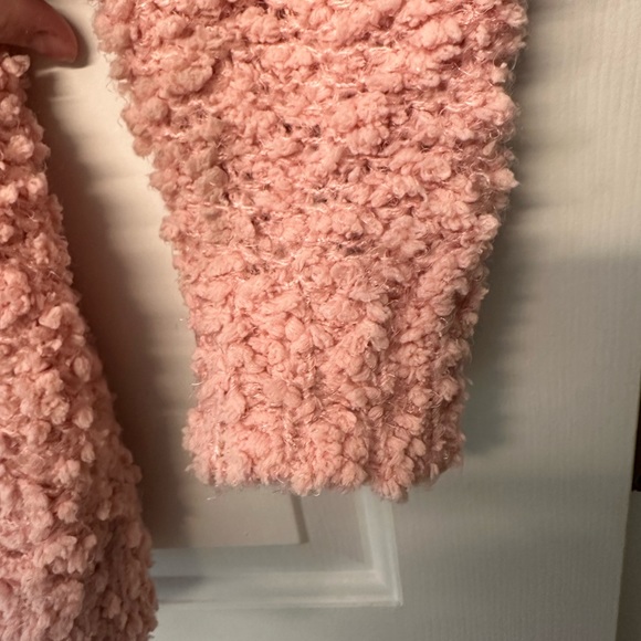 3/$20 Pink Boucle Cardigan - Picture 3 of 6